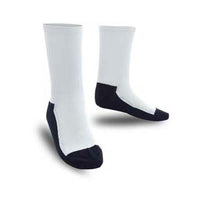 Knit Socks (Super Cuff 6") All White