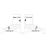 Knit Socks (High Cuff 4") All White