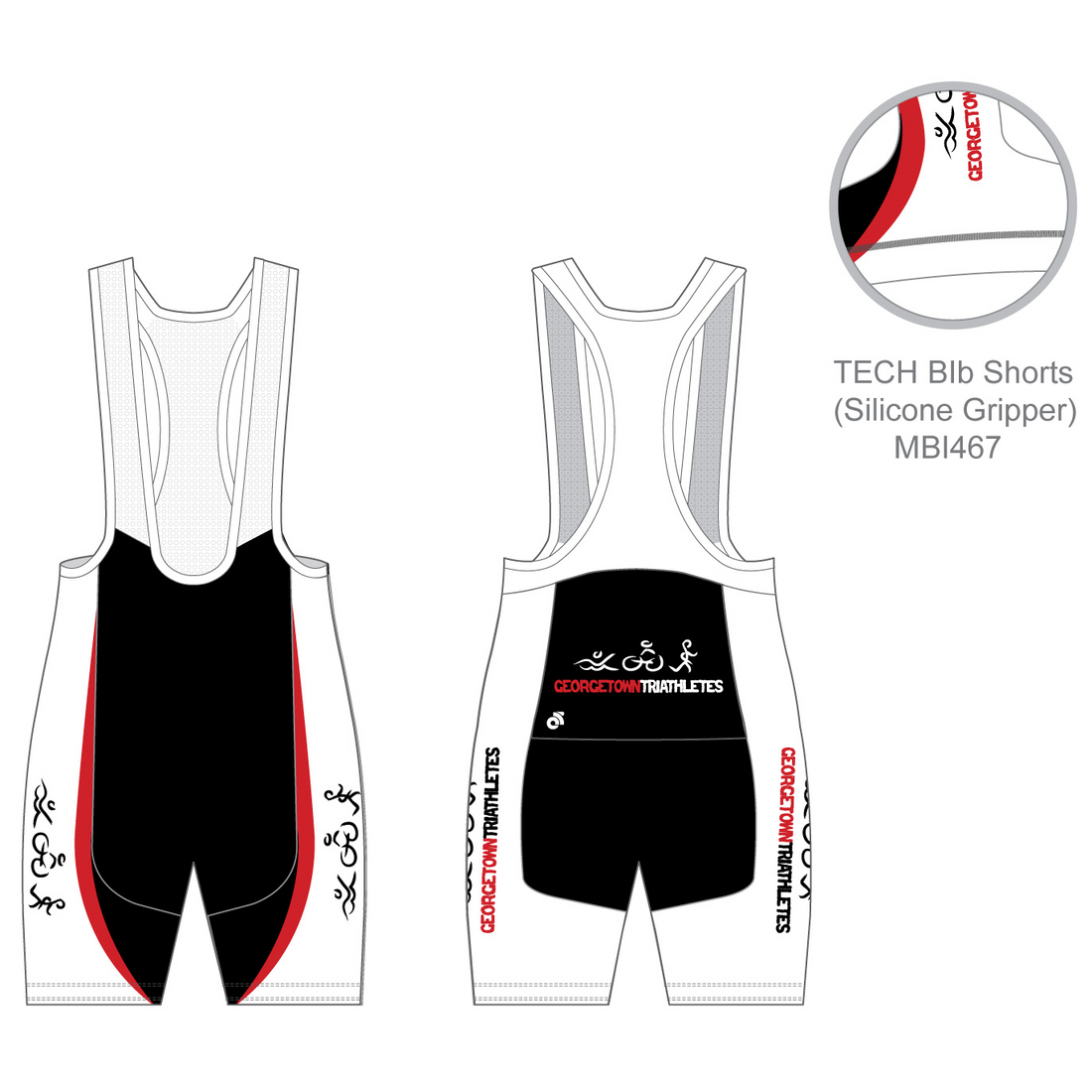 Tech Bib Shorts