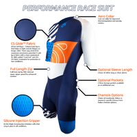PERFORMANCE Race Suit  Long or Short-sleeved