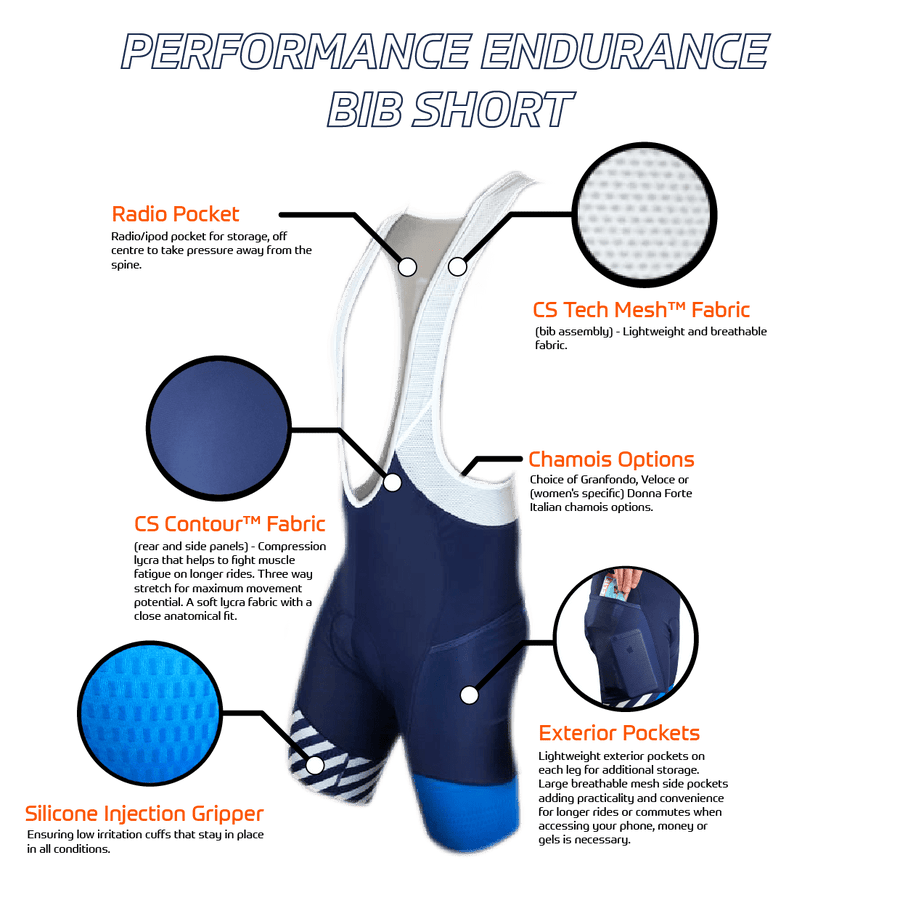 PERFORMANCE Endurance (Cargo) Bib Shorts