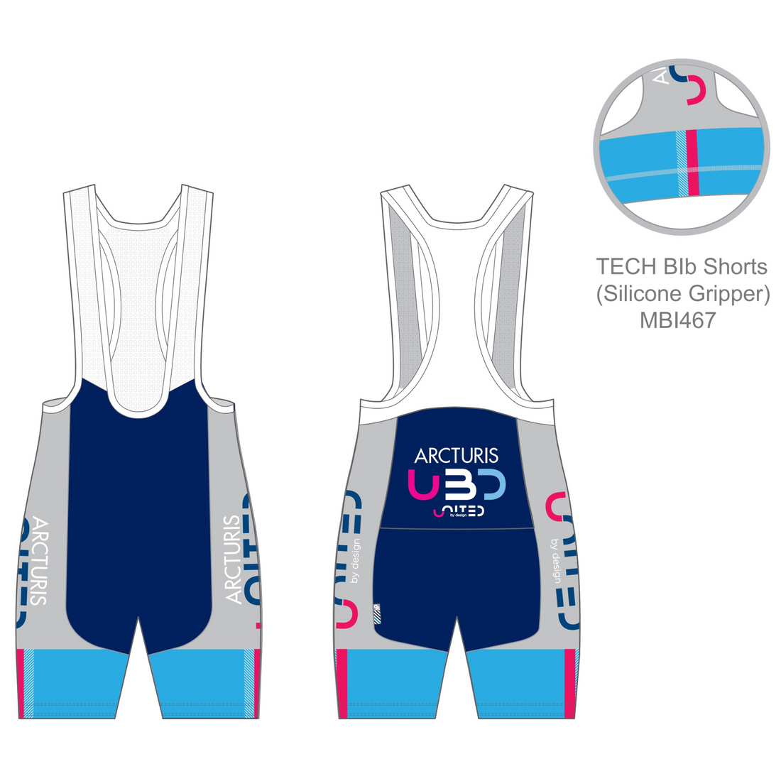 TECH Bib Shorts - Endurance+ Chamois, Silicon Gripper