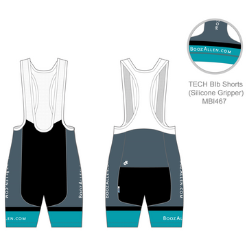 TECH Bib Shorts - Endurance+ Chamois, Silicon Gripper