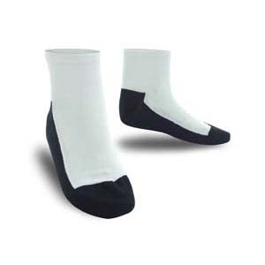 Knit Socks (Medium Cuff 2") Lt Blue Accent