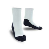 Knit Socks (High Cuff 4") All White