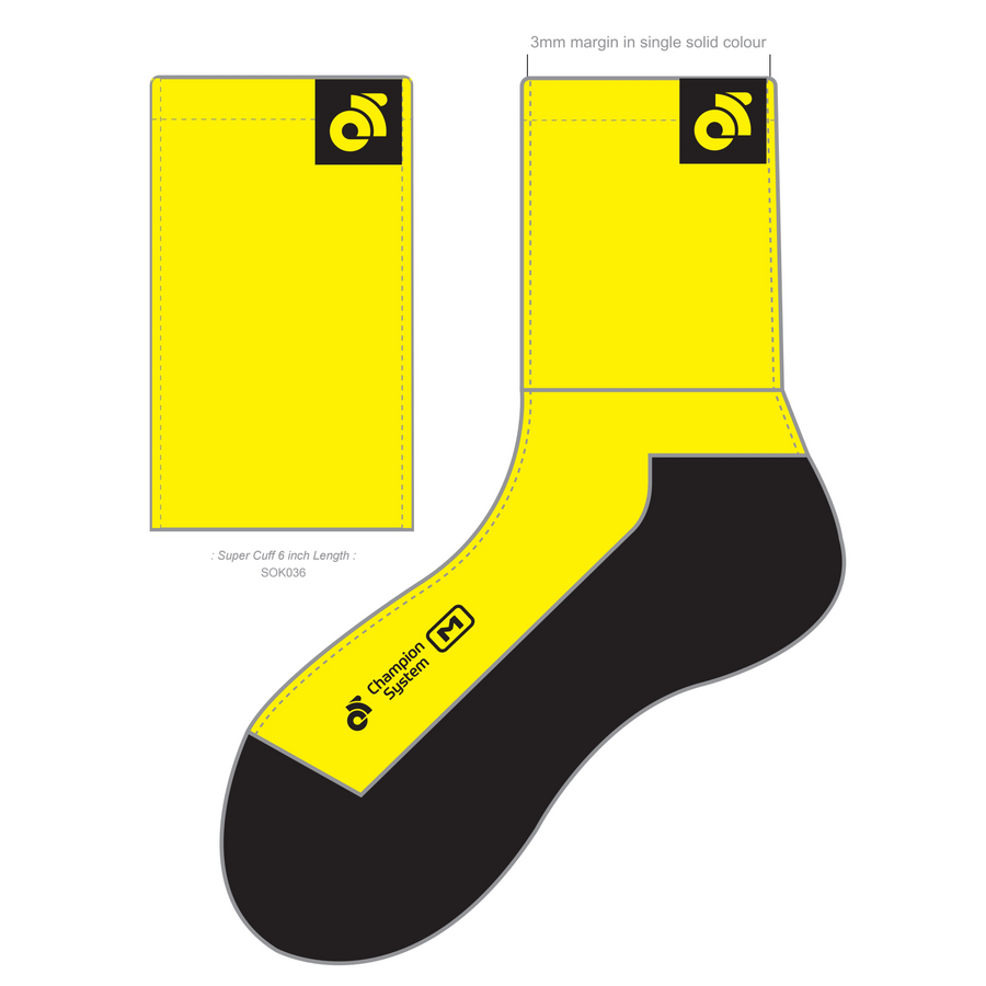 Sublimated Sock 6 Inch
