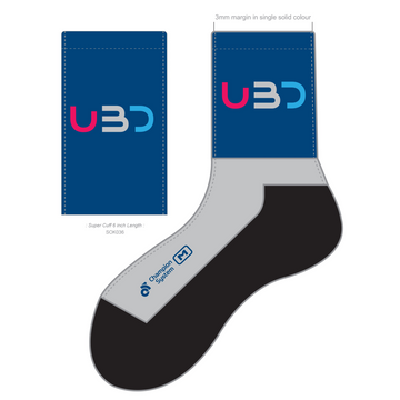 Sublimated Sock 6 Inch
