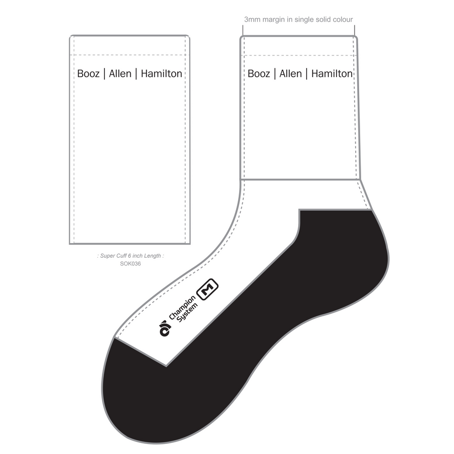 Sublimated Sock 6 Inch