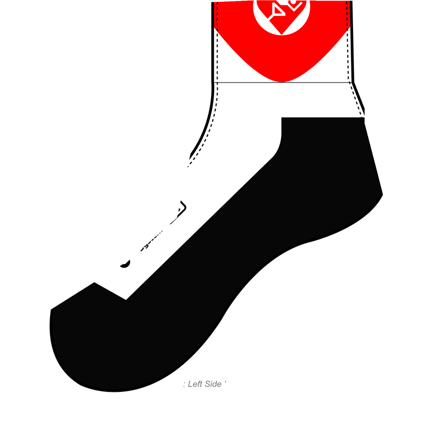 Sublimated Sock 4 Inch